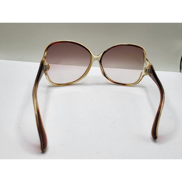 Vintage 70s Solarmate Sunglasses Oversized Butterfly Frame Gradient Lens - Picture 3 of 12